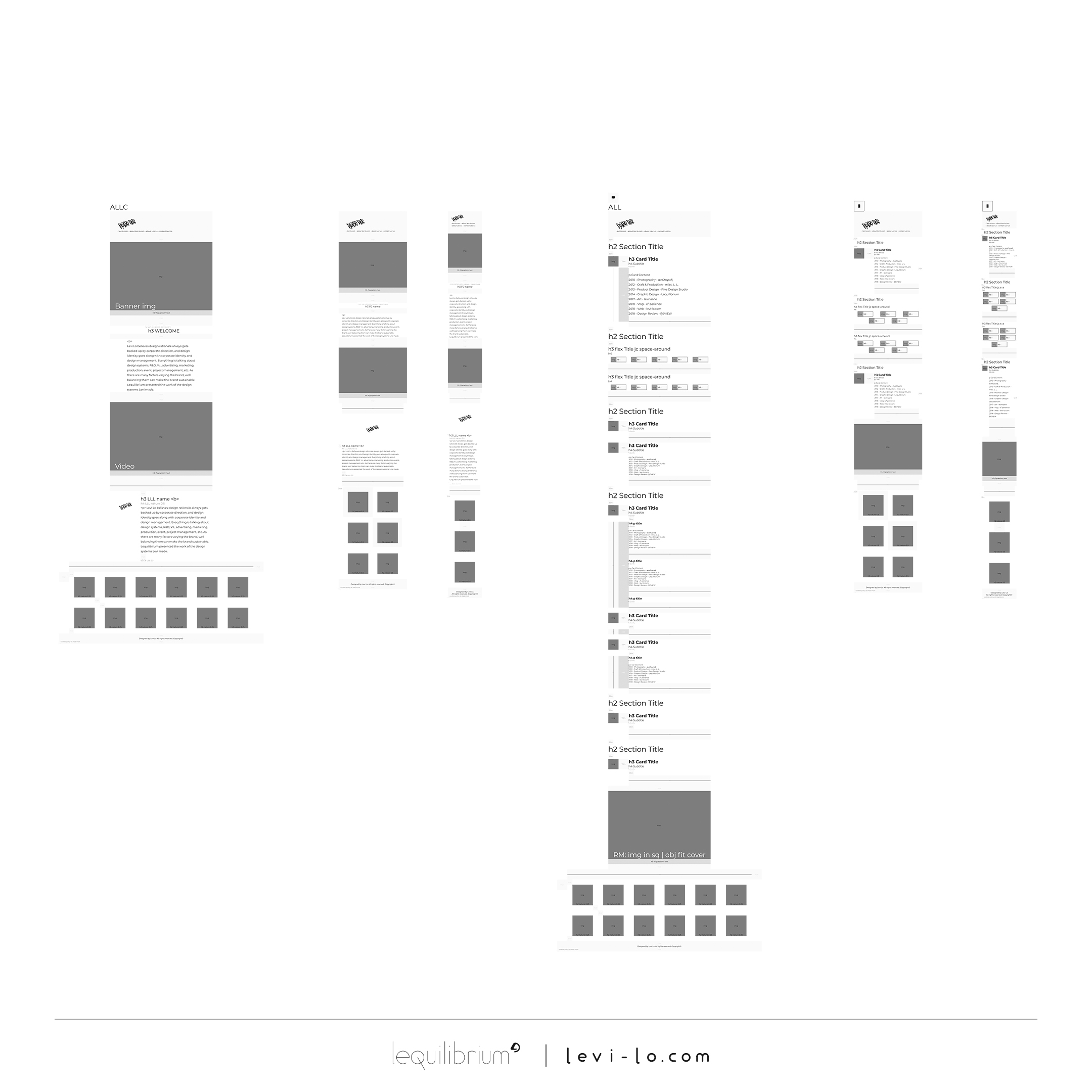 levi-lo.com Content Element Arrangement Guide by Levi Lo