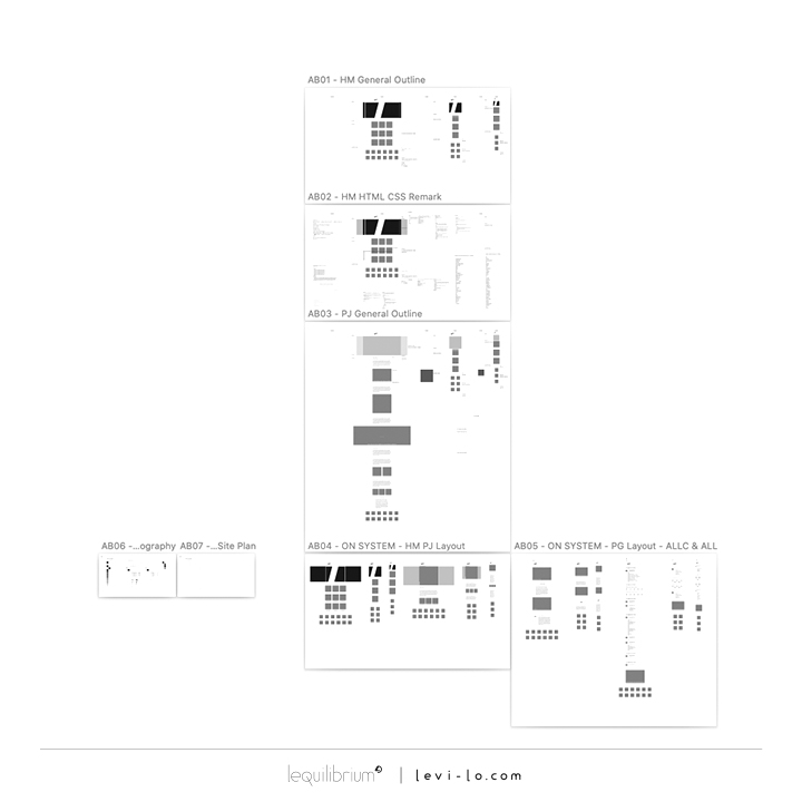 Overview of levi-lo.com Layout Style by Levi Lo