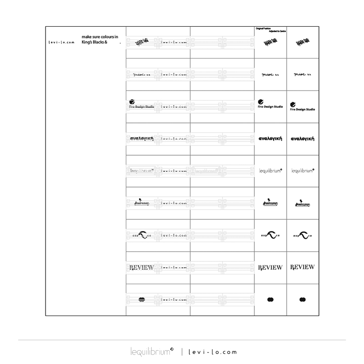 Levi Lo's Labels graphic application guide