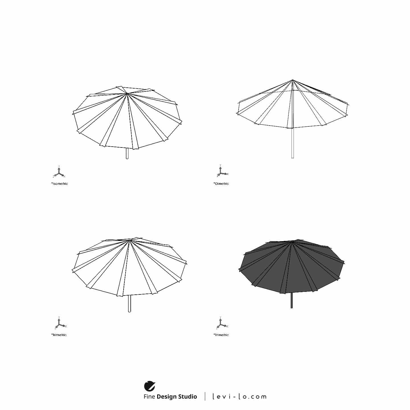 Leafin 3D Model Development Stage 1 - General modeling