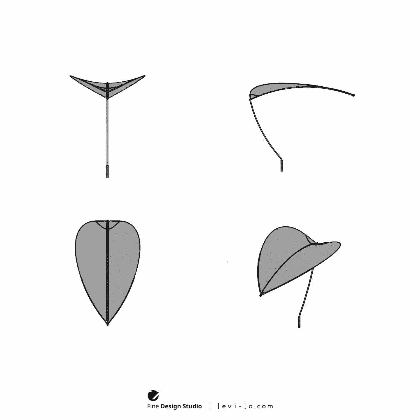 Leafin 3D Model Development Stage 8 - Finale