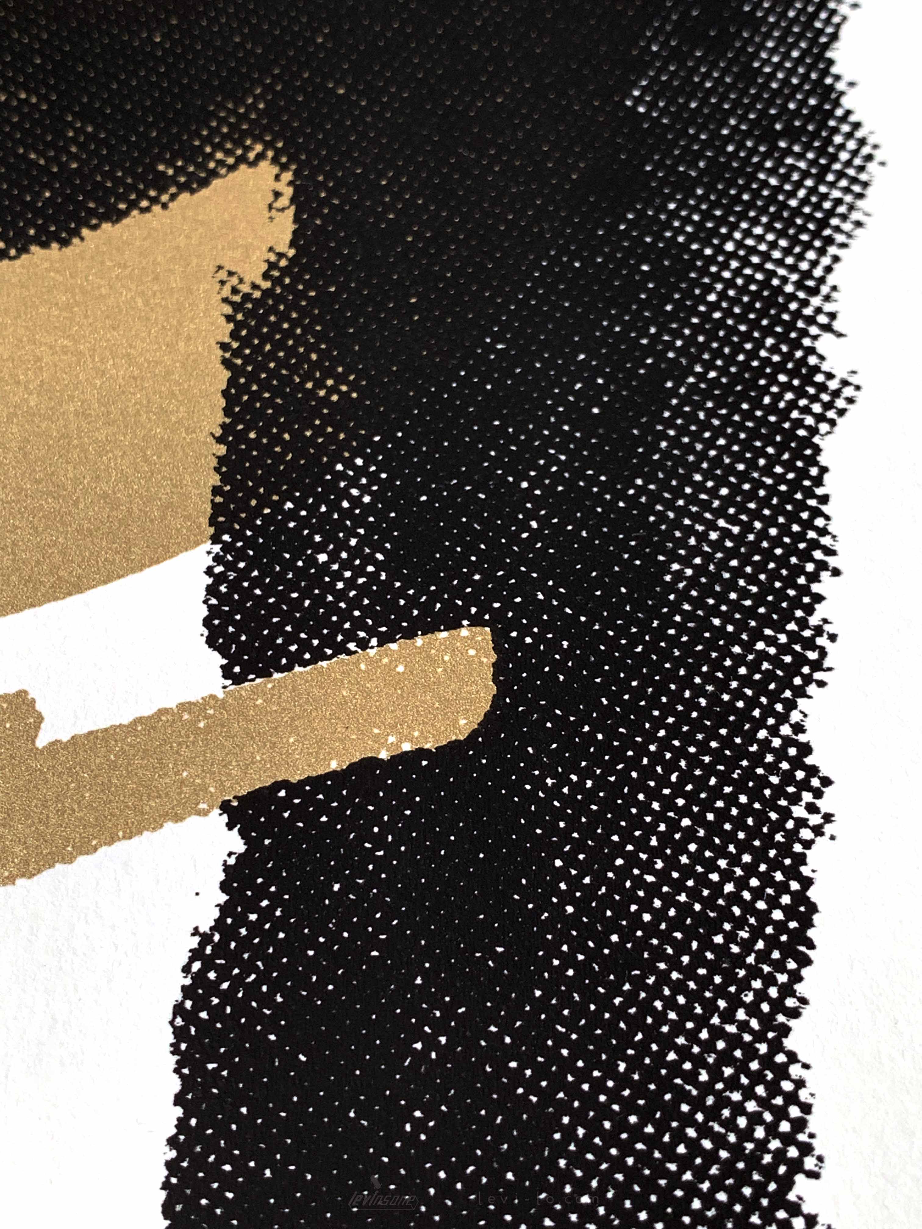 Details of art print - Bright, designed and screen printed by Levi Lo