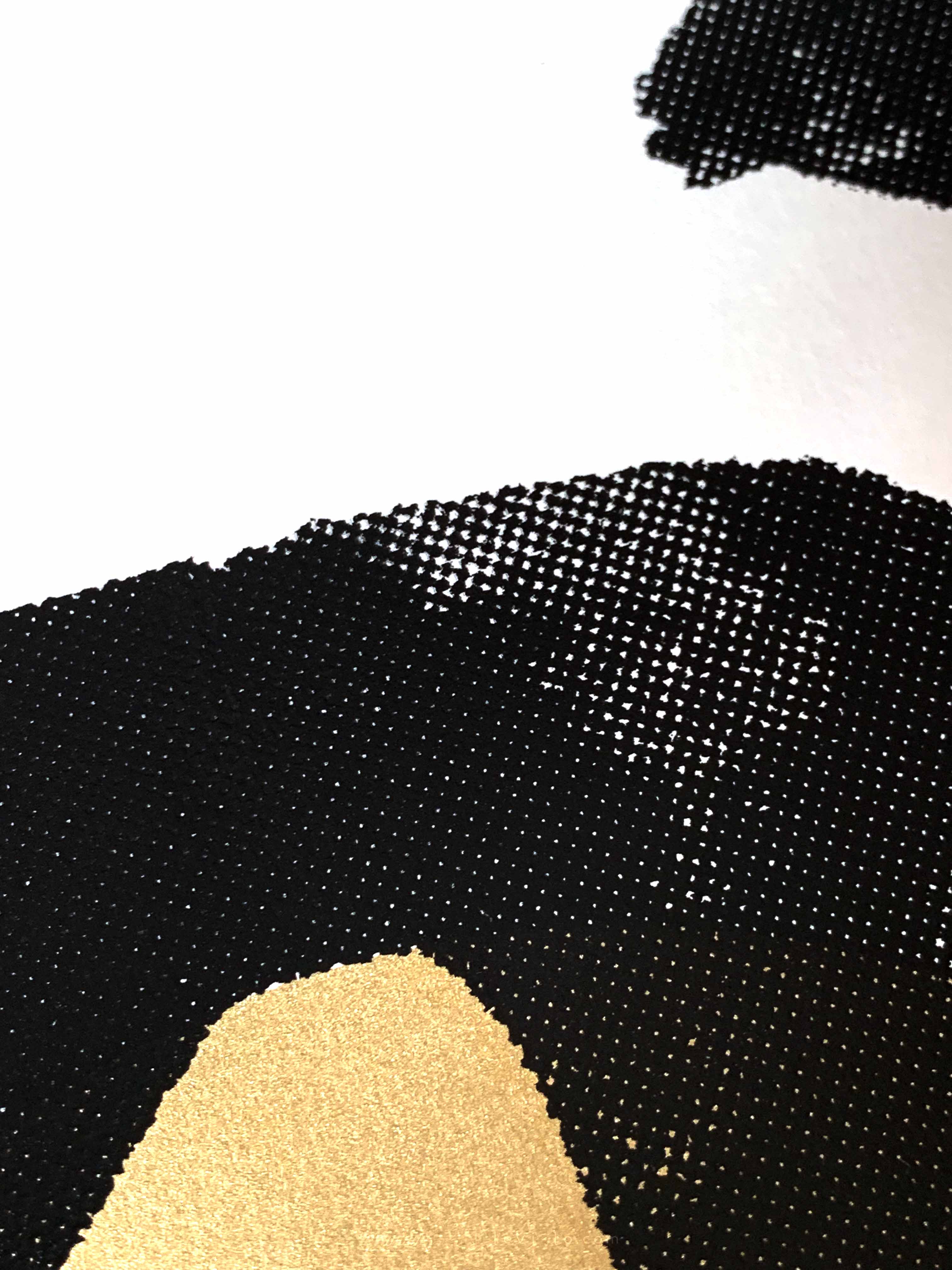 Details of art print - Bright, designed and screen printed by Levi Lo